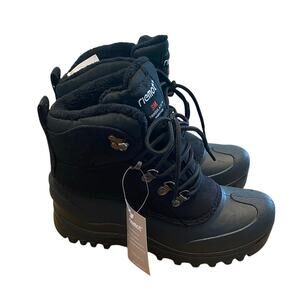 Riemot Women’s Winter Snow Boots Black EU 38 US 7 3M Thinsulate Waterproof New